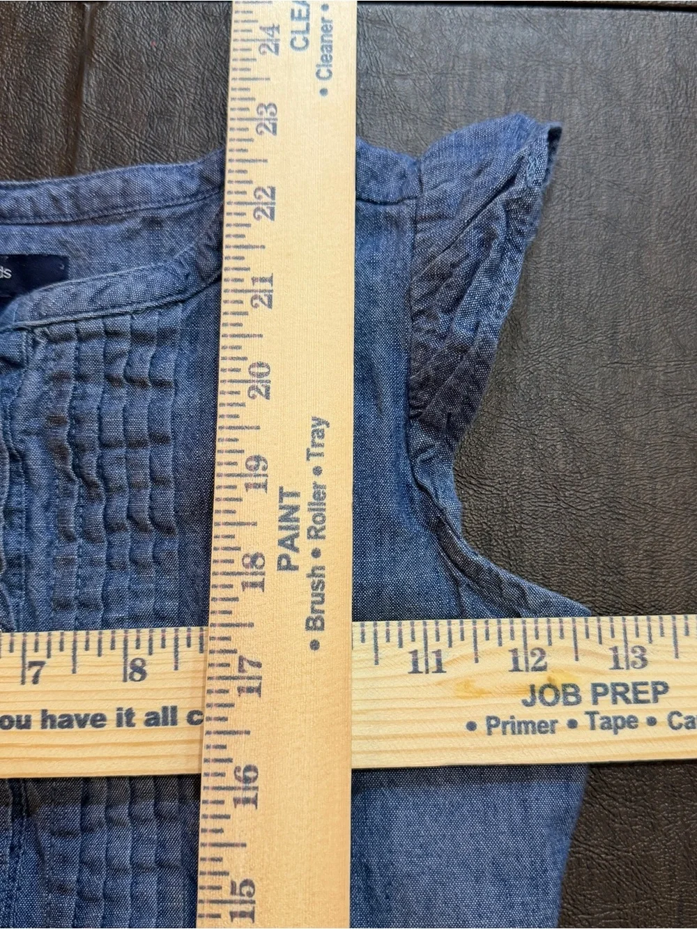 GapKids Girls Chambray Button-Down Dress Size S